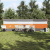 Camping Windbreak Grey and Orange 508x130 cm Waterproof