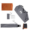 Camping Windbreak Grey and Orange 508x130 cm Waterproof