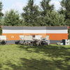 Camping Windbreak Grey and Orange 508x130 cm Waterproof