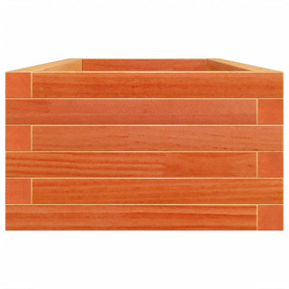 Garden Planter Wax Brown 110x40x23 cm Solid Wood Pine