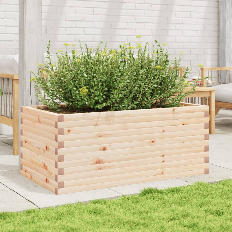 Garden Planter 110x60x45.5 cm Solid Wood Pine