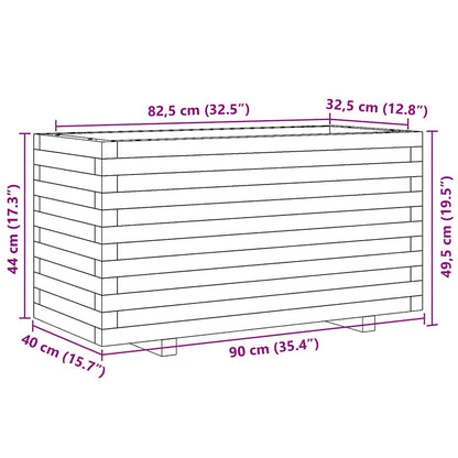 Garden Planter 90x40x49.5 cm Impregnated Wood Pine