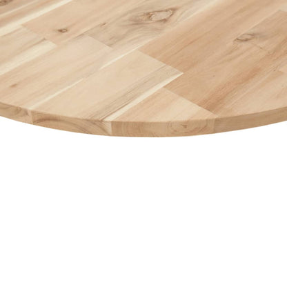 Table Top Round Ø40x2 cm Solid Wood Acacia