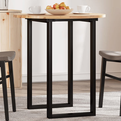 Table Top Round Ø70x2 cm Solid Wood Acacia