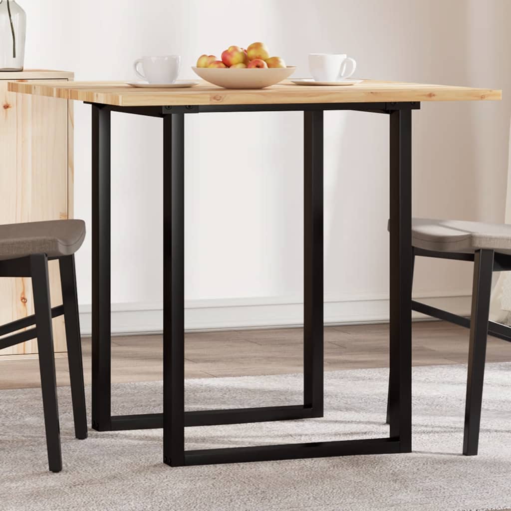 Table Top Square 80x80x2 cm Solid Wood Acacia