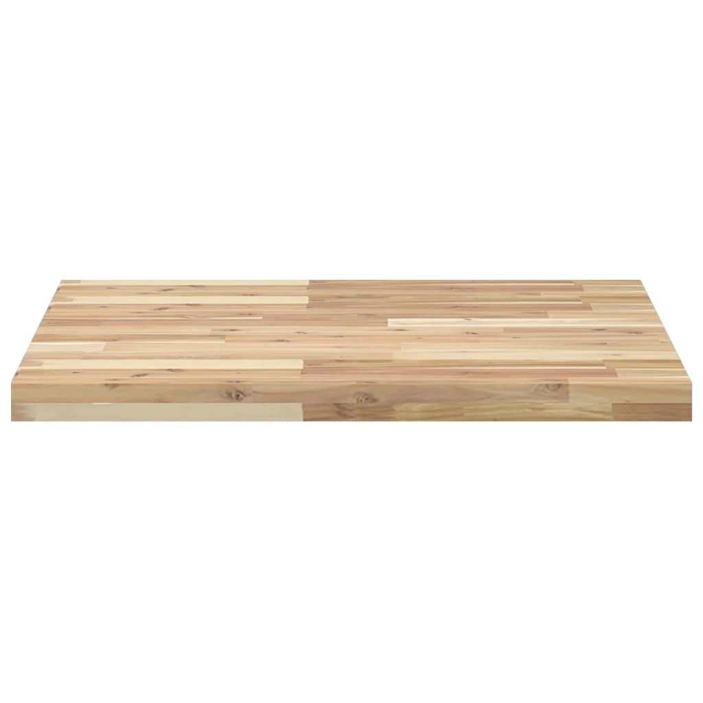 Table Top Square 70x70x4 cm Solid Wood Acacia