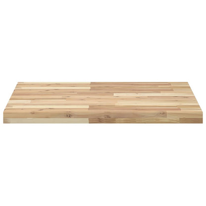 Table Top Square 70x70x4 cm Solid Wood Acacia