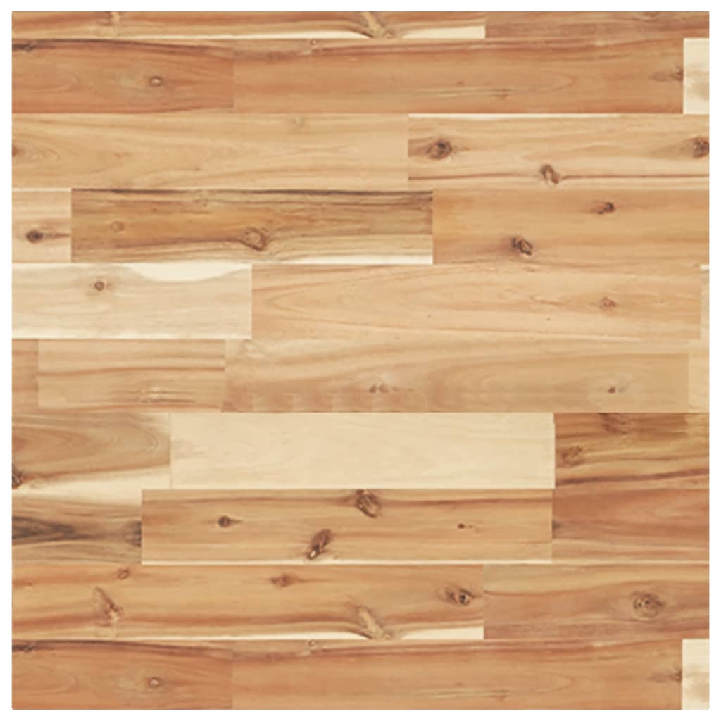 Table Top Square 50x50x4 cm Solid Wood Acacia