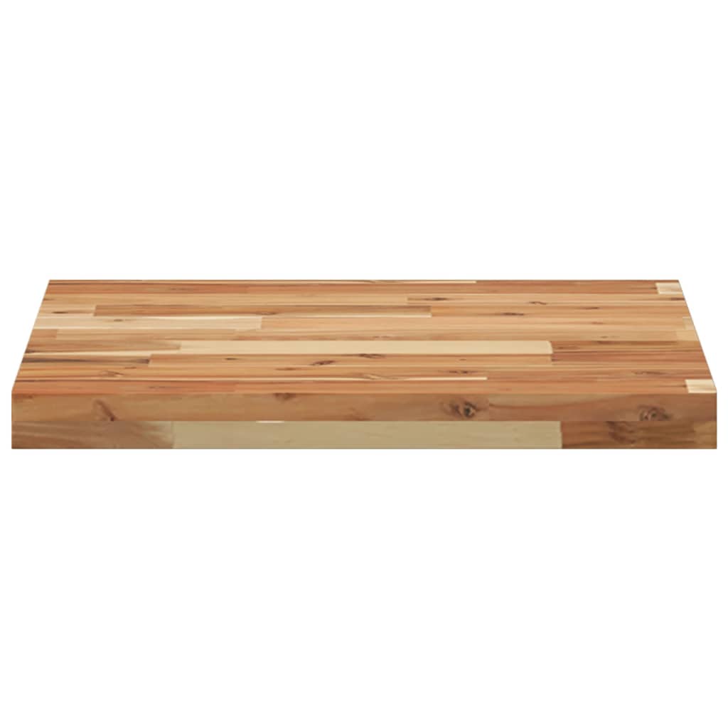 Table Top Square 50x50x4 cm Solid Wood Acacia