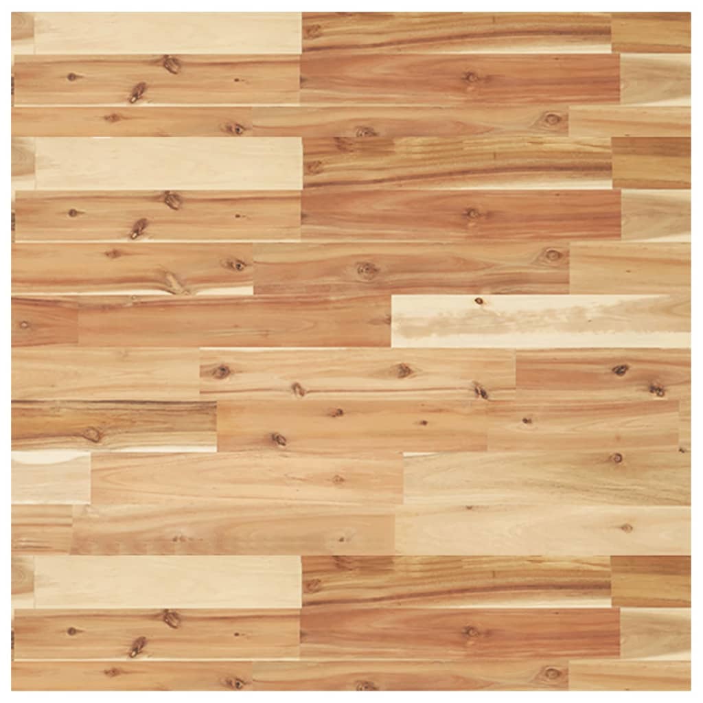 Table Top Square 70x70x4 cm Solid Wood Acacia