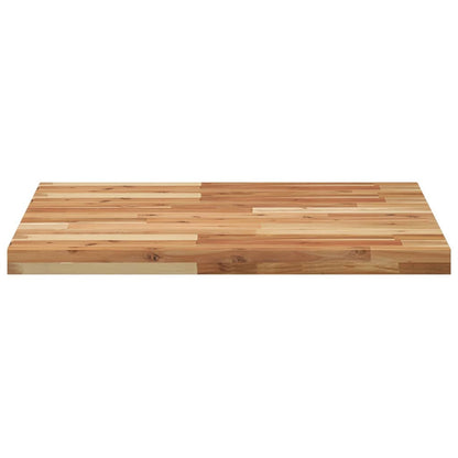 Table Top Square 70x70x4 cm Solid Wood Acacia