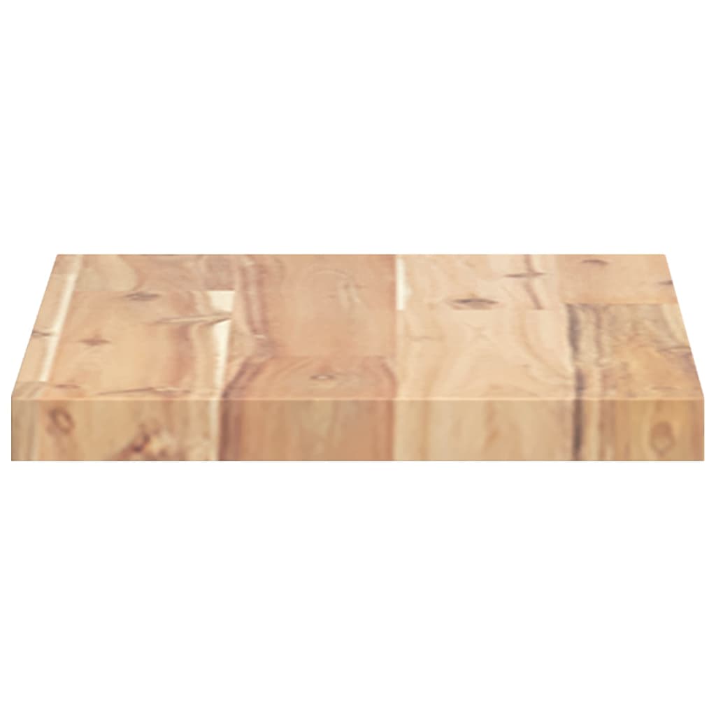 Table Top 60x20x2 cm Rectangular Solid Wood Acacia