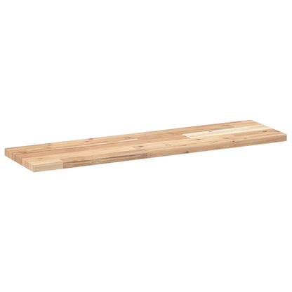 Table Top 100x20x2 cm Rectangular Solid Wood Acacia