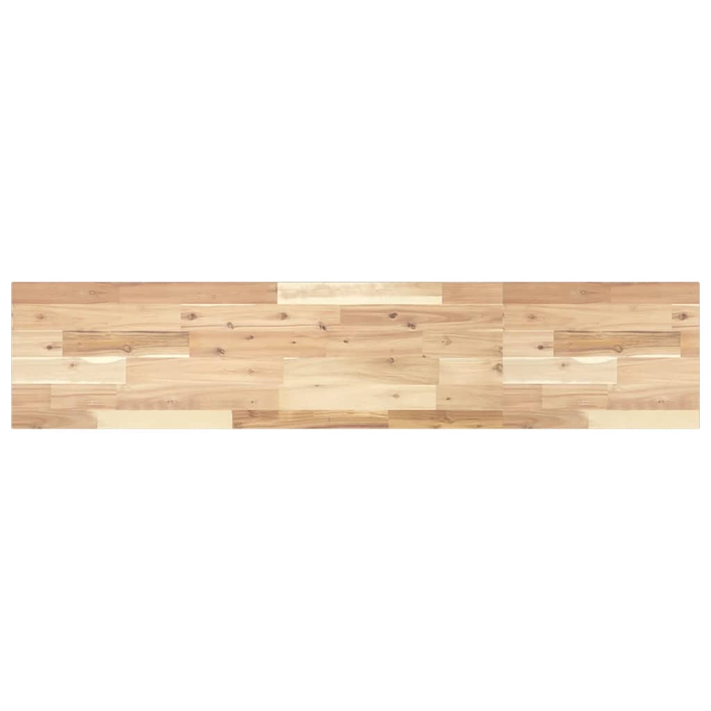 Table Top 120x30x2 cm Rectangular Solid Wood Acacia