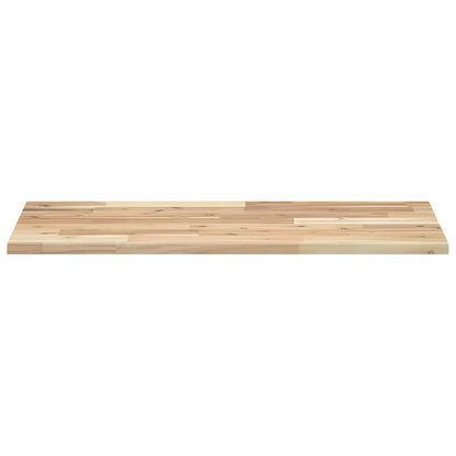 Table Top 60x40x2 cm Rectangular Solid Wood Acacia