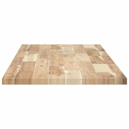 Table Top 120x40x2 cm Rectangular Solid Wood Acacia