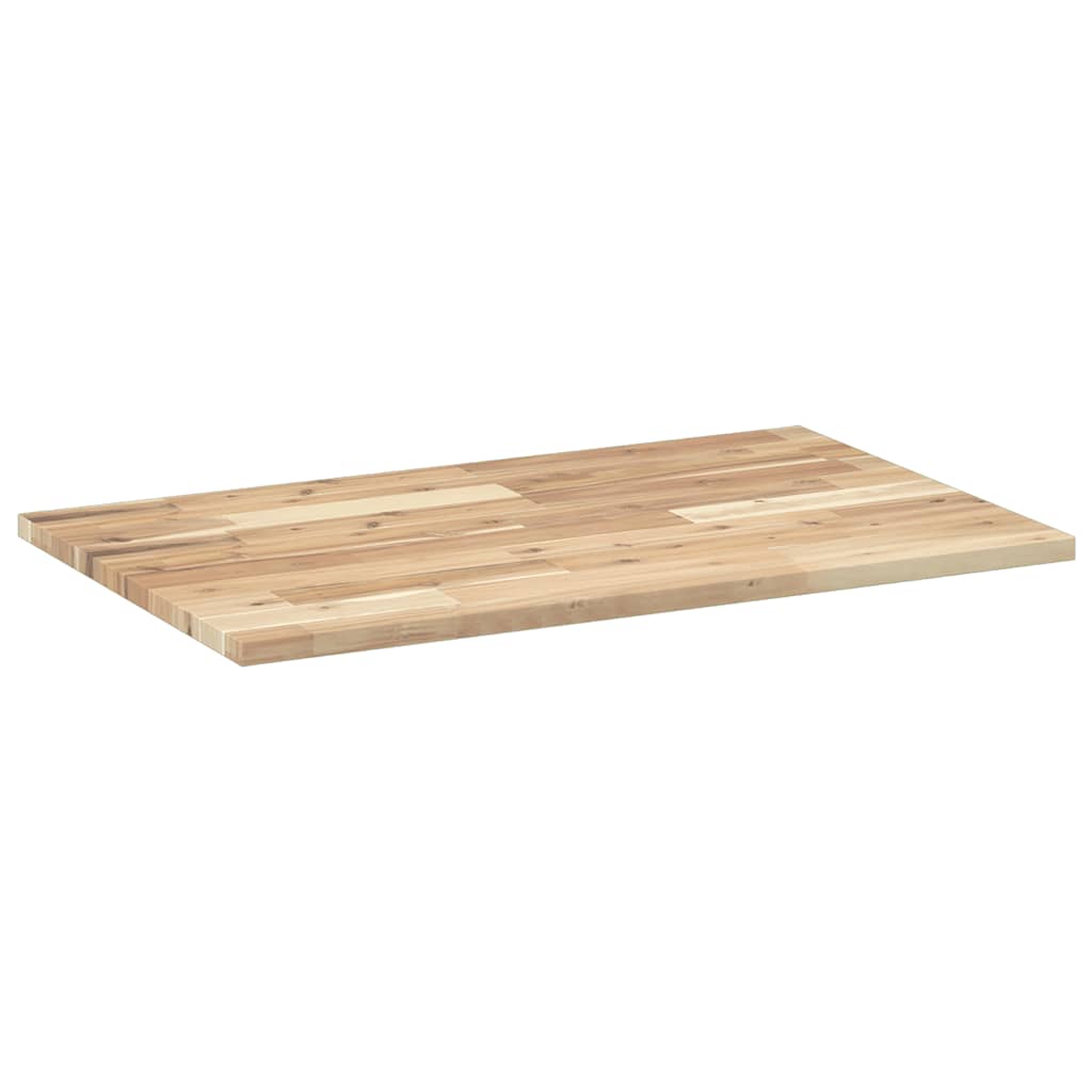 Table Top Rectangular 60x50x2 cm Solid Wood Acacia
