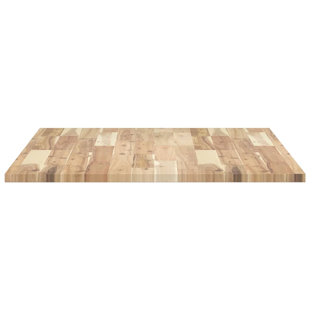 Table Top Rectangular 80x70x2 cm Solid Wood Acacia