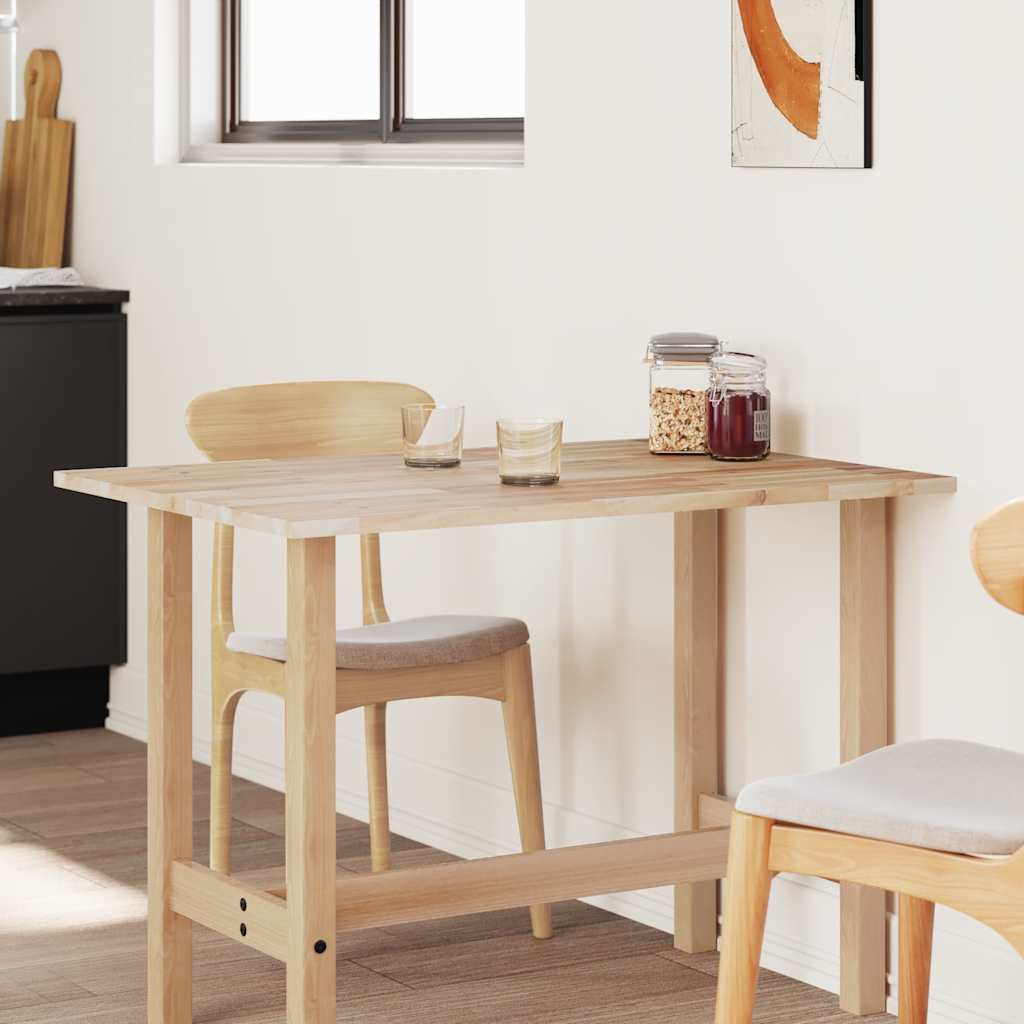Table Top Rectangular 120x70x2 cm Solid Wood Acacia