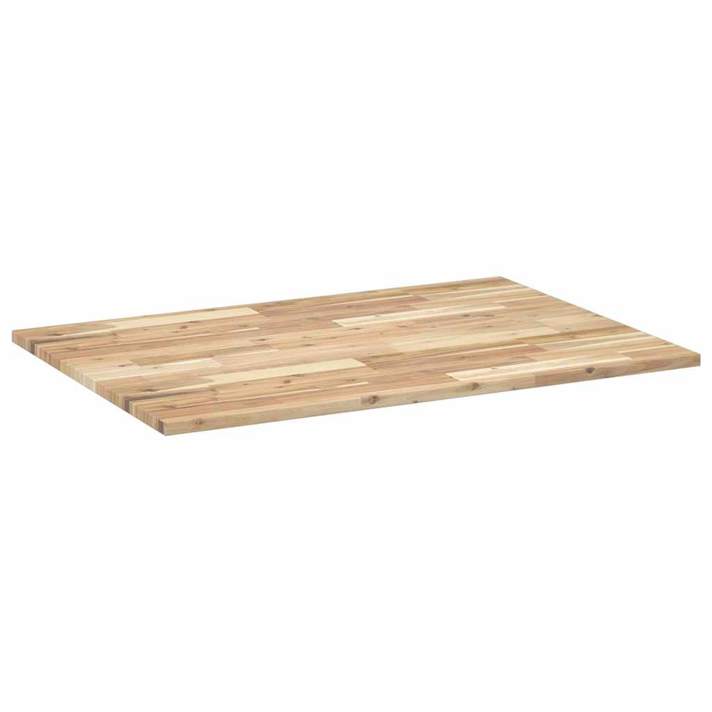 Table Top Rectangular 120x70x2 cm Solid Wood Acacia