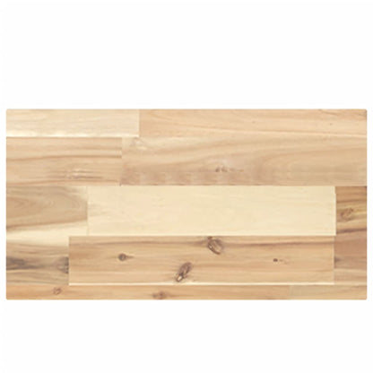 Table Top 40x20x4 cm Rectangular Solid Wood Acacia