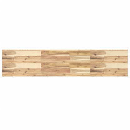 Table Top 140x30x4 cm Rectangular Solid Wood Acacia