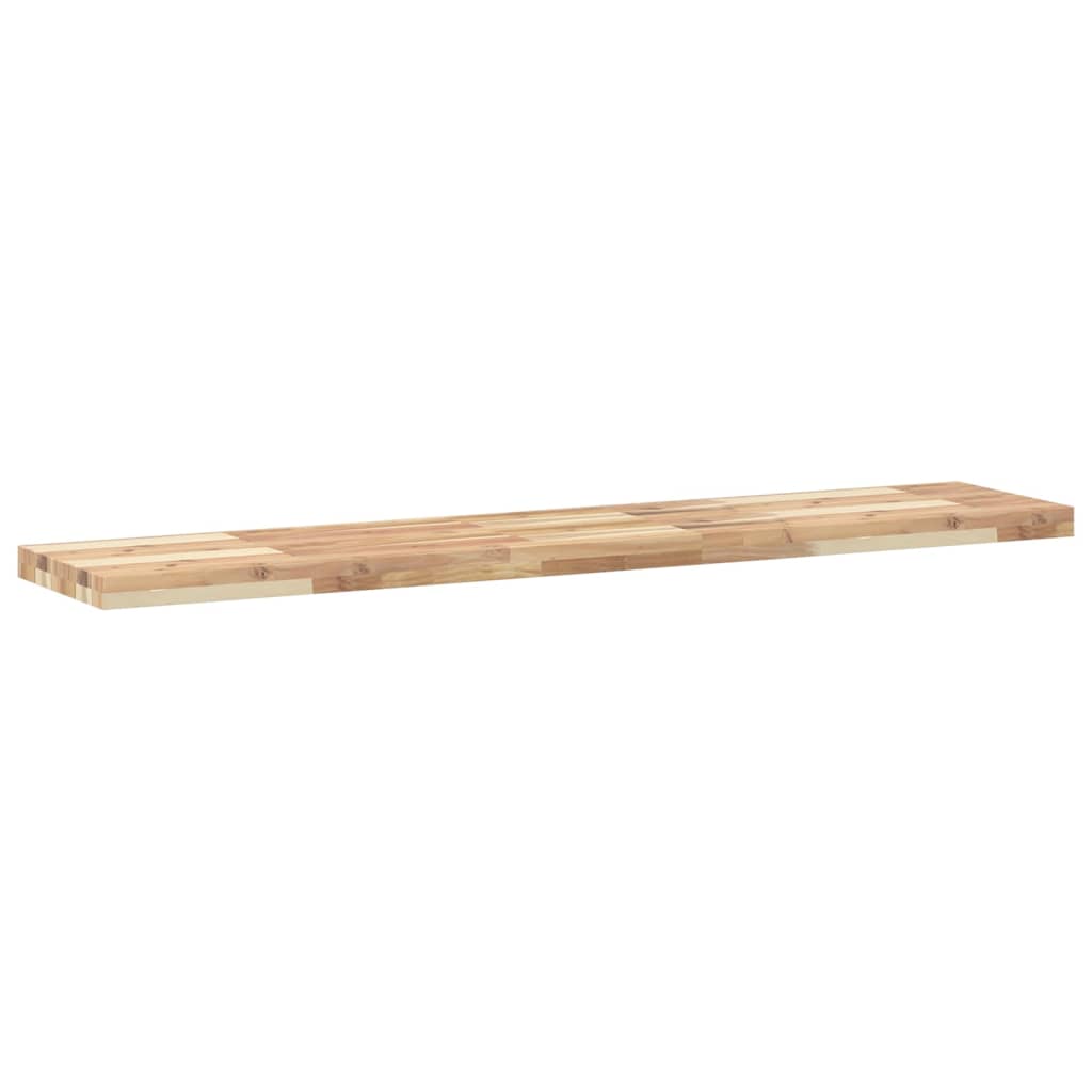 Table Top 140x30x4 cm Rectangular Solid Wood Acacia