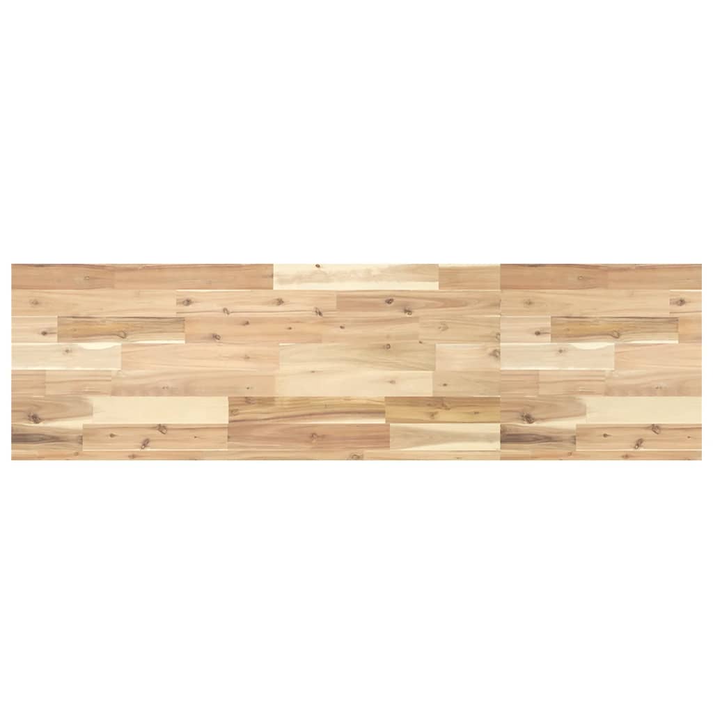Table Top 140x40x4 cm Rectangular Solid Wood Acacia