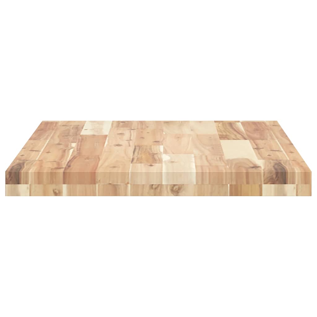 Table Top Rectangular 60x50x4 cm Solid Wood Acacia