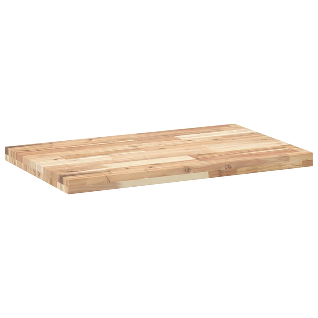 Table Top Rectangular 60x50x4 cm Solid Wood Acacia