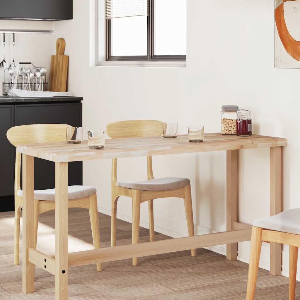 Table Top Rectangular 160x50x4 cm Solid Wood Acacia