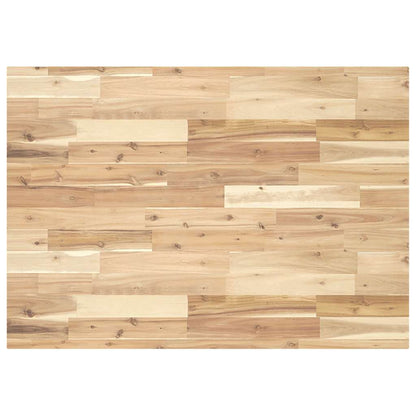 Table Top Rectangular 80x70x4 cm Solid Wood Acacia