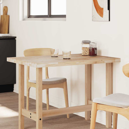 Table Top Rectangular 100x70x4 cm Solid Wood Acacia