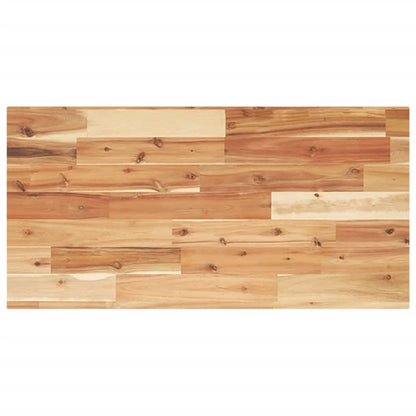 Table Top Rectangular 100x40x2 cm Solid Wood Acacia