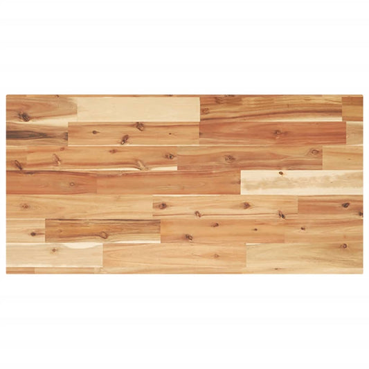 Table Top Rectangular 100x40x2 cm Solid Wood Acacia