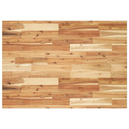 Table Top Rectangular 80x70x2 cm Solid Wood Acacia