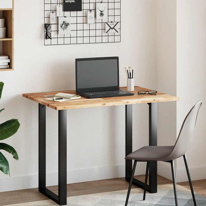 Table Top Rectangular 80x70x2 cm Solid Wood Acacia