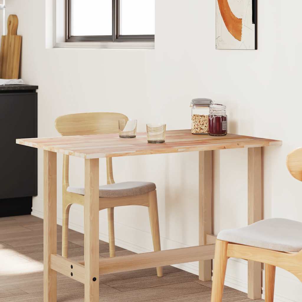 Table Top Rectangular 80x70x2 cm Solid Wood Acacia