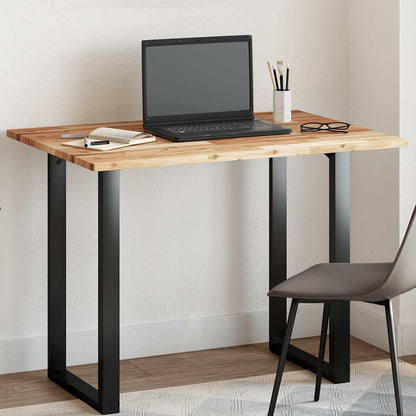 Table Top Rectangular 80x70x2 cm Solid Wood Acacia