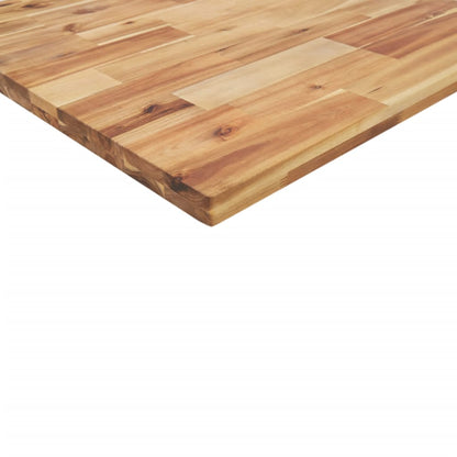 Table Top 40x30x4 cm Rectangular Solid Wood Acacia