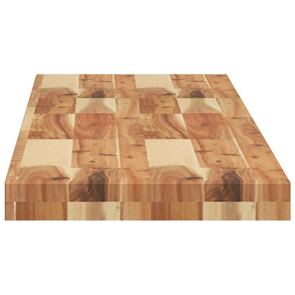 Table Top 160x30x4 cm Rectangular Solid Wood Acacia
