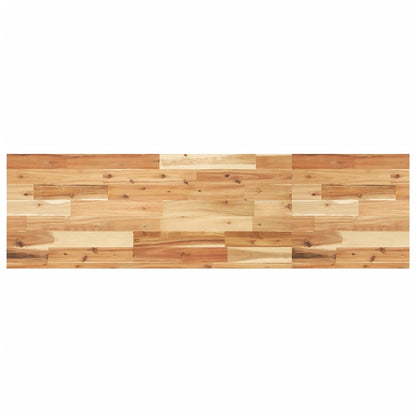 Table Top 120x40x4 cm Rectangular Solid Wood Acacia