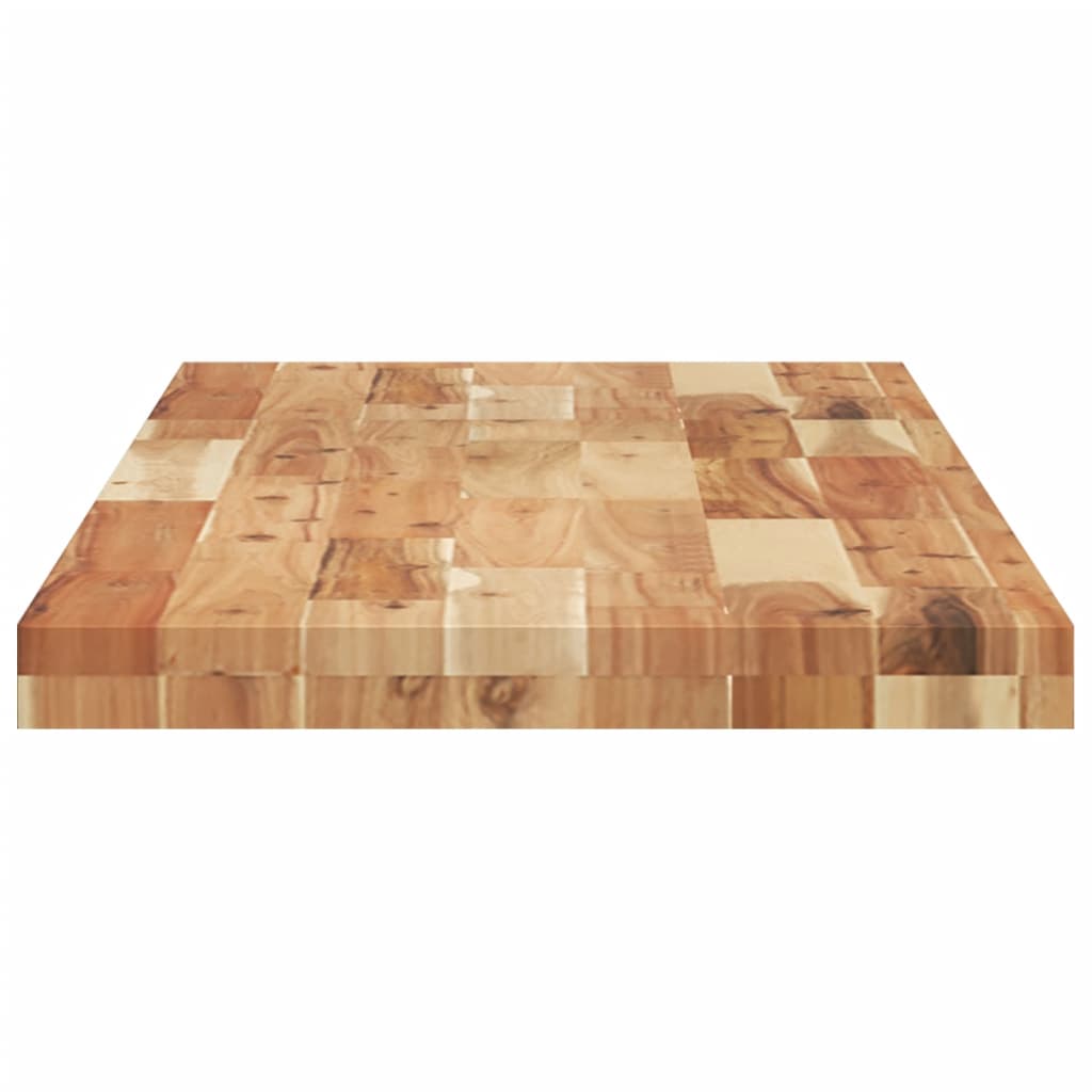 Table Top 120x40x4 cm Rectangular Solid Wood Acacia