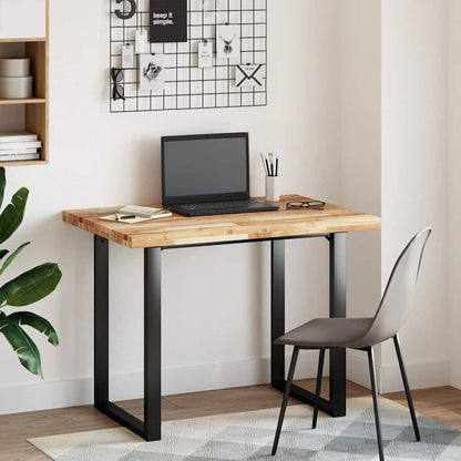 Table Top Rectangular 80x70x4 cm Solid Wood Acacia
