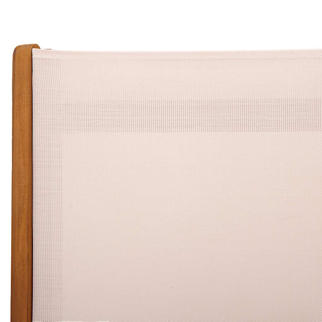 Folding Garden Chair | Set of 2 | Cream