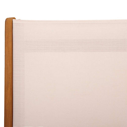 Folding Garden Chair | Set of 2 | Cream