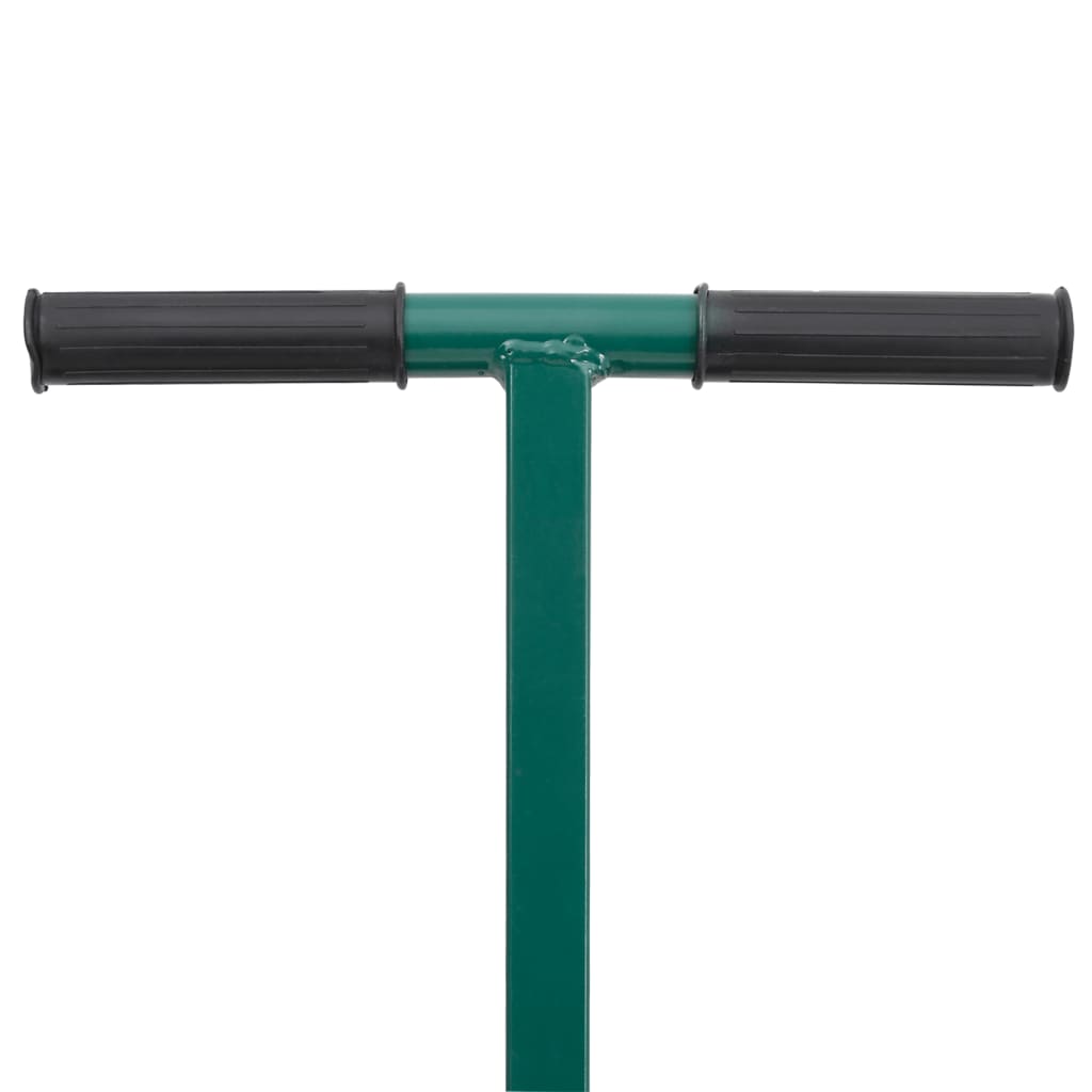 Compost Spreader Green Steel Standard Height-Adjustable