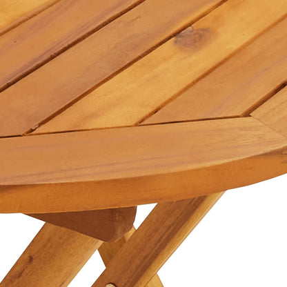 Bistro Set | Black | Solid acacia wood and PE rattan | 3-Piece Set