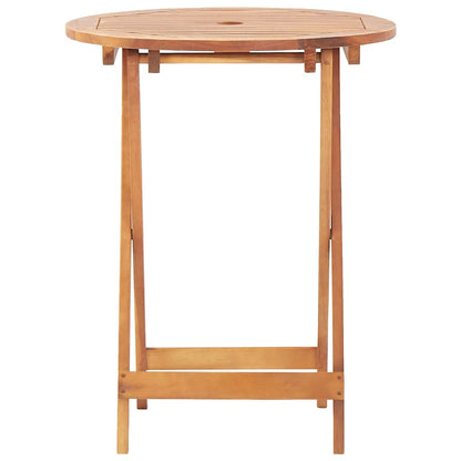 Bistro Set | Beige | Solid Acacia wood with an oil finish, PE rattan