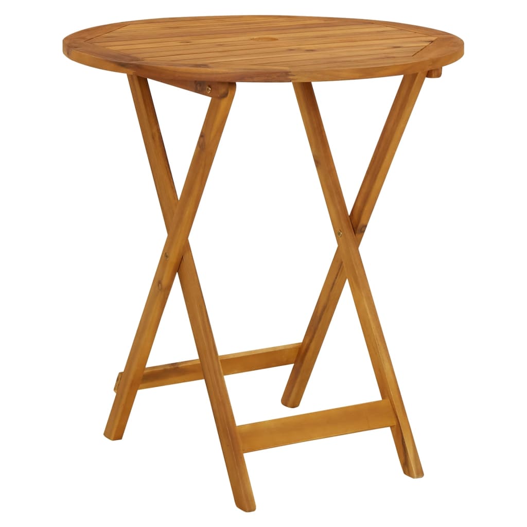 Bistro Set | Beige | Solid acacia wood with an oil finish, Polypropylene